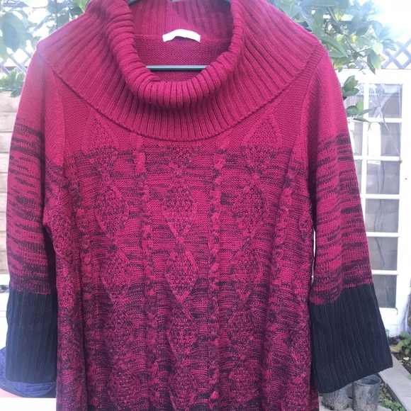 NWOT Studio One knit sweater dress 1X - Picture 2 of 10